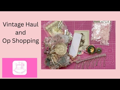 Vintage Treasures and Shopping Thrills! #thriftythursday #opshopcrafter