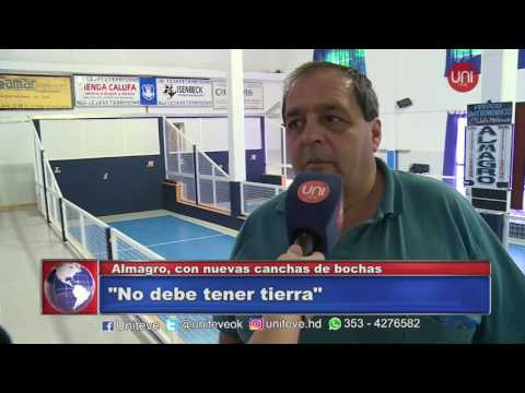 Almagro, con nuevas canchas de bochas.