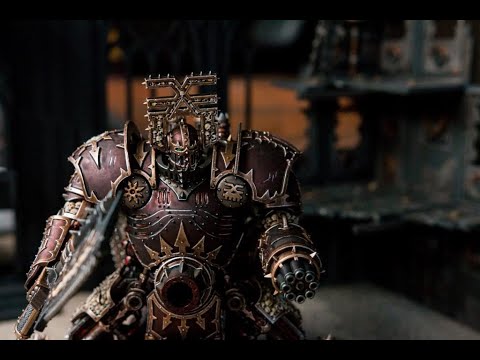 Imperial Knights vs  Big Khorne Daemons Warhammer 40k Battle Report