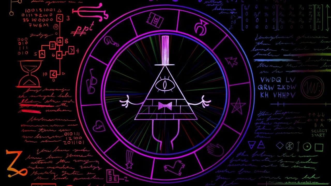 Bill Cipher Gravity Falls Live Wallpaper | UHD 3840x2160 | Live Wallpaper