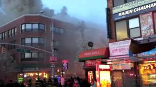 Jackson Heights, Queens - Fire at Office Building on 37th Avenue