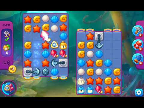 Fishdom Super Hard Level 11431 (with Double Lightning Booster) @choraelmin