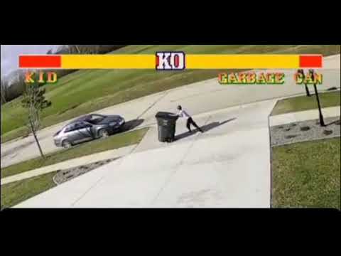 kid vs trash can street fighter