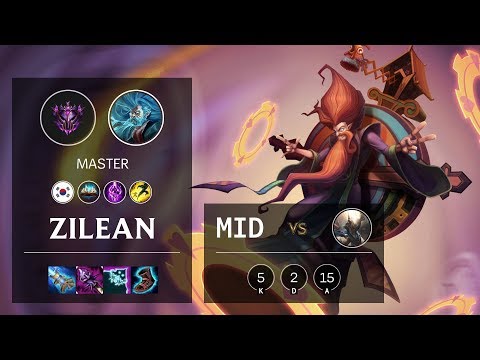 Zilean Mid vs Pantheon - KR Master Patch 10.7