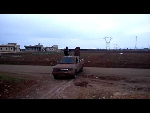 استهداف نقاط تمركز تنظيم داعش في ريف حمص الشمالي بواسطة رشاش 14 من قبل لواء الغضب