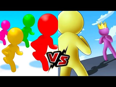 Giant Rush -vs- Color Run Stickman 3d || Android iOS Gameplay Walkthrough (All Levels)