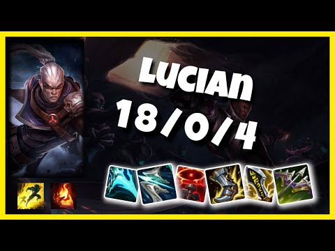 Lucian vs Irelia NA Challenger MID (18/0/4) - v10.25