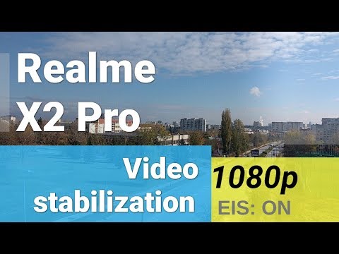 Realme X2 Pro 1080p@30fps Ultra Steady stabilization test
