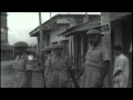 Indian Troops Patrol Streets Near The Wrecked Buildings During A Hindu Muslim Rio HD Stock Footage