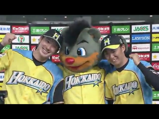 ファイターズ・浦野投手・大田選手ヒーローインタビュー 2017/5/12 F-M