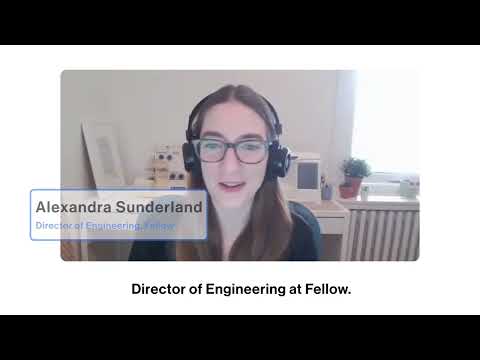 Fellow - Customer Success Story (Alexandra Sutherland - Director of Engineering)