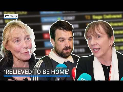 First Irish flight from Dubai since war began lands in Dublin | RTÉ News