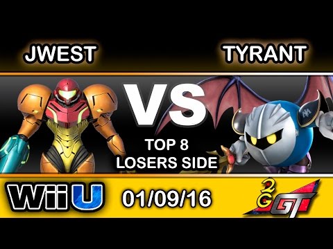 2GGT: ESAM Saga - Jonny Westside (Samus) Vs. NME | Tyrant (Meta Knight) Losers Side - Smash Wii U