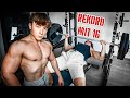 Neuer 1 Rep Max Rekord im Bankdrücken🏆 (Ohne Spotter)