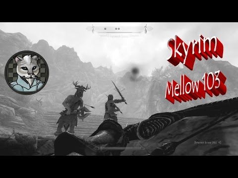 Checkers' Mellow Skyrim Let's Play Part 103 - Giant Spider, Little Hut