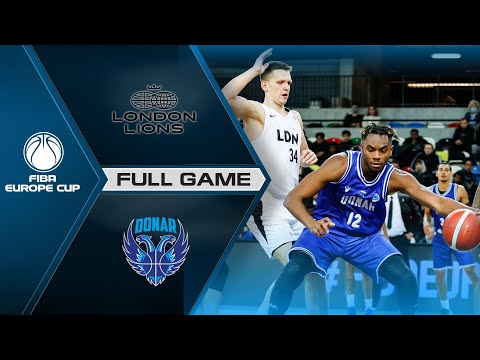 London Lions v Donar Groningen | Full Game - FIBA Europe Cup 2021-22