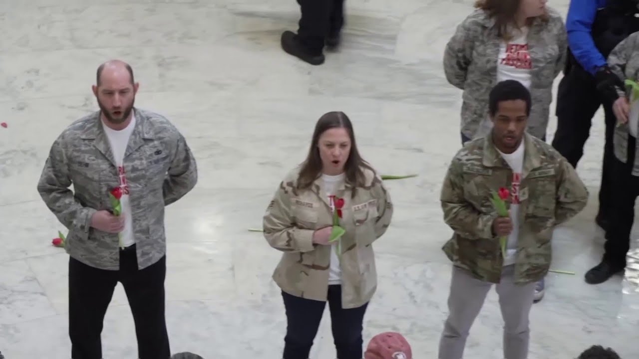 Iran war protest sees veterans get zip-tied at US Capitol as ceasefire nears expiration date