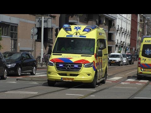 🇳🇱 | Nieuwe Ambulance 13-104 met Spoed onderweg in Amsterdam naar een melding in Duivendrecht