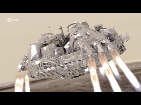 Schiaparelli’s descent to Mars