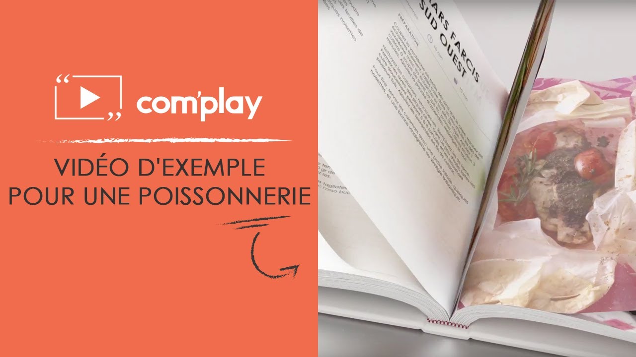 Image YouTube Affichage dynamique : exemple de diffusion pour une poissonnerie