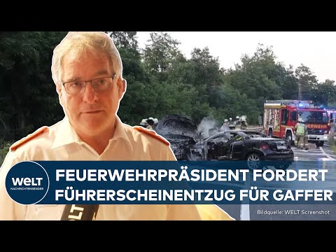 Video Thumbnail: GAFFEN WIRD ZUR GEFAHR: Feuerwehr fordert Führerschein-Entzug für Unfall-Schaulustige!