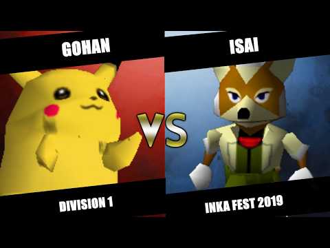 Inka Fest 2019 - Gohan (Pikachu) Vs. Isai (Fox) SSB64 Division 1