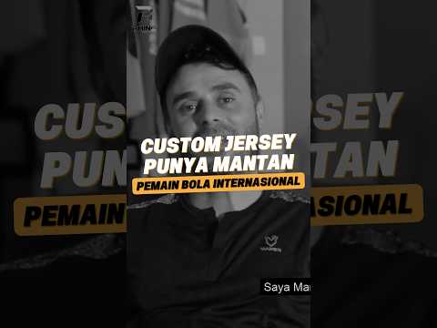 SIAPA SANGKA! Mantan pemain bola ini punya usaha custom jersey sendiri! #shorts #fyp
