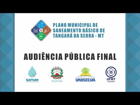Audiência Pública Final do Plano Municipal de Saneamento Básico