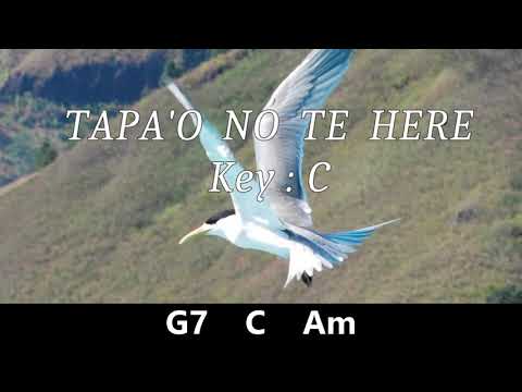 TAPA'O NO TE HERE - Karaoke Cover with chords and lyrics