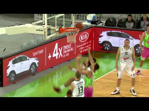 ABA Liga 2015/16, Round 11 match: Union Olimpija - Mega Leks (21.11.2015)