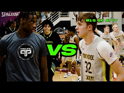 BEST HS GAME EVER!! #1 '24 Cooper Flagg vs #1 '25 AJ Dybantsa (Montverde vs Prolific Prep)