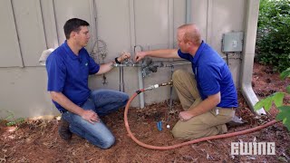 How to Winterize a Sprinkler System - Blow Out Method