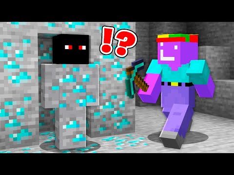 I Trolled My Friend by Turning into a Diamond in Minecraft