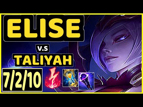 SEVENARMY (ELISE) vs TALIYAH - 7/2/10 KDA JUNGLE GAMEPLAY - EUW Ranked MASTER