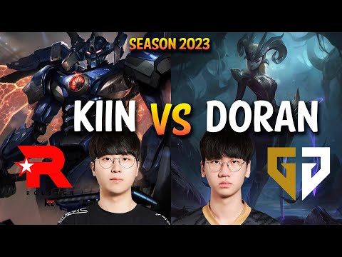KT Kiin vs GEN Doran - Kiin AATROX vs Doran CAMILLE Top - Patch 13.15 KR Ranked