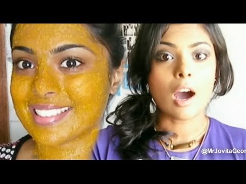 Turmeric mask for acne scars before and after