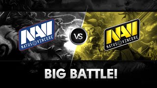 Big battle by Na`Vi.US vs Na`Vi @ The International 2014