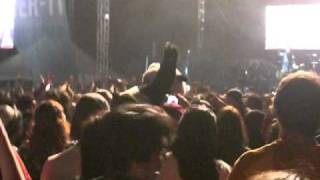 Crowd Surfing Panda at NeverSayNever Festival 2011 During All Time Low