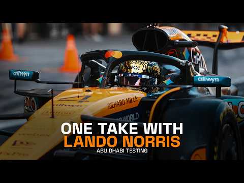 Pre-Session One Take | Lando Norris | Abu Dhabi Testing