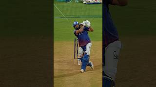 The bat swing. The connection. The reaction. 𝐄𝐋𝐈𝐓𝐄. 🔥🫡 | #MumbaiIndians #PlayLikeMumbai