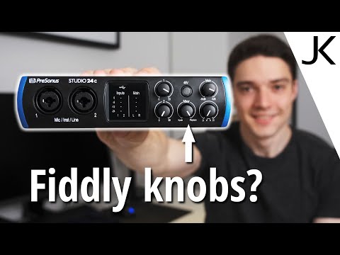 PreSonus Studio 24C 2x2 USB-C Audio / MIDI Interface 2019 - Present - Black image 10