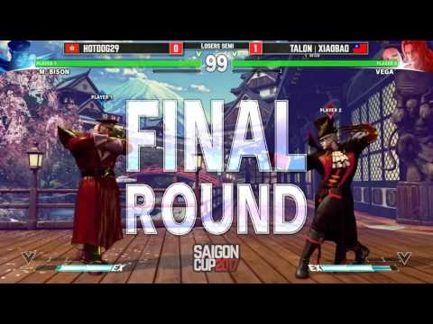 Saigon Cup 2017 - SFV TOP 8 Losers Semi - Hotdog29 (Dictator) vs. Xiaobao (Claw)