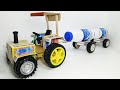 How To Make Matchbox Water Tank Tractor Trolley At Home DIY Tractor Science Project