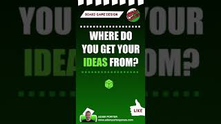 Where do you get board game ideas from? #boardgames #shorts