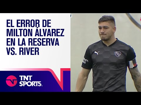 ¿QUÉ HIZO? El increíble error del arquero de Independiente en el gol de la Reserva de River