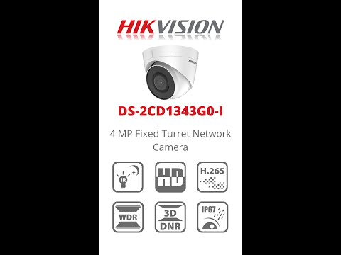 Hikvision 4 mp ip ds-2cd1343g0-iuf 30m bulit in mic h.265 + ...