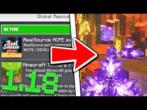 How To Download Texture Packs For Minecraft 1.18! (Android & IOS)