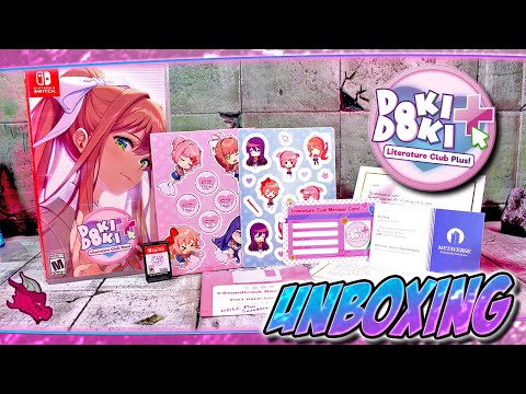Doki Doki Literature Club Plus! UNBOXING (Switch)