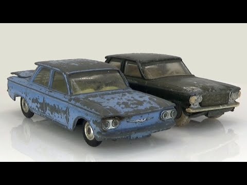 Corgi vs Lone Star. Restoration of 1960s Chevrolet Corviar models.