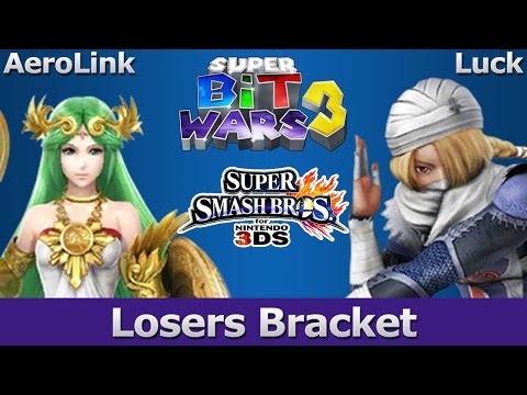 Super Bit Wars 3 Smash 3DS - AeroLink (Palutena) vs Luck (Sheik) - Losers Bracket